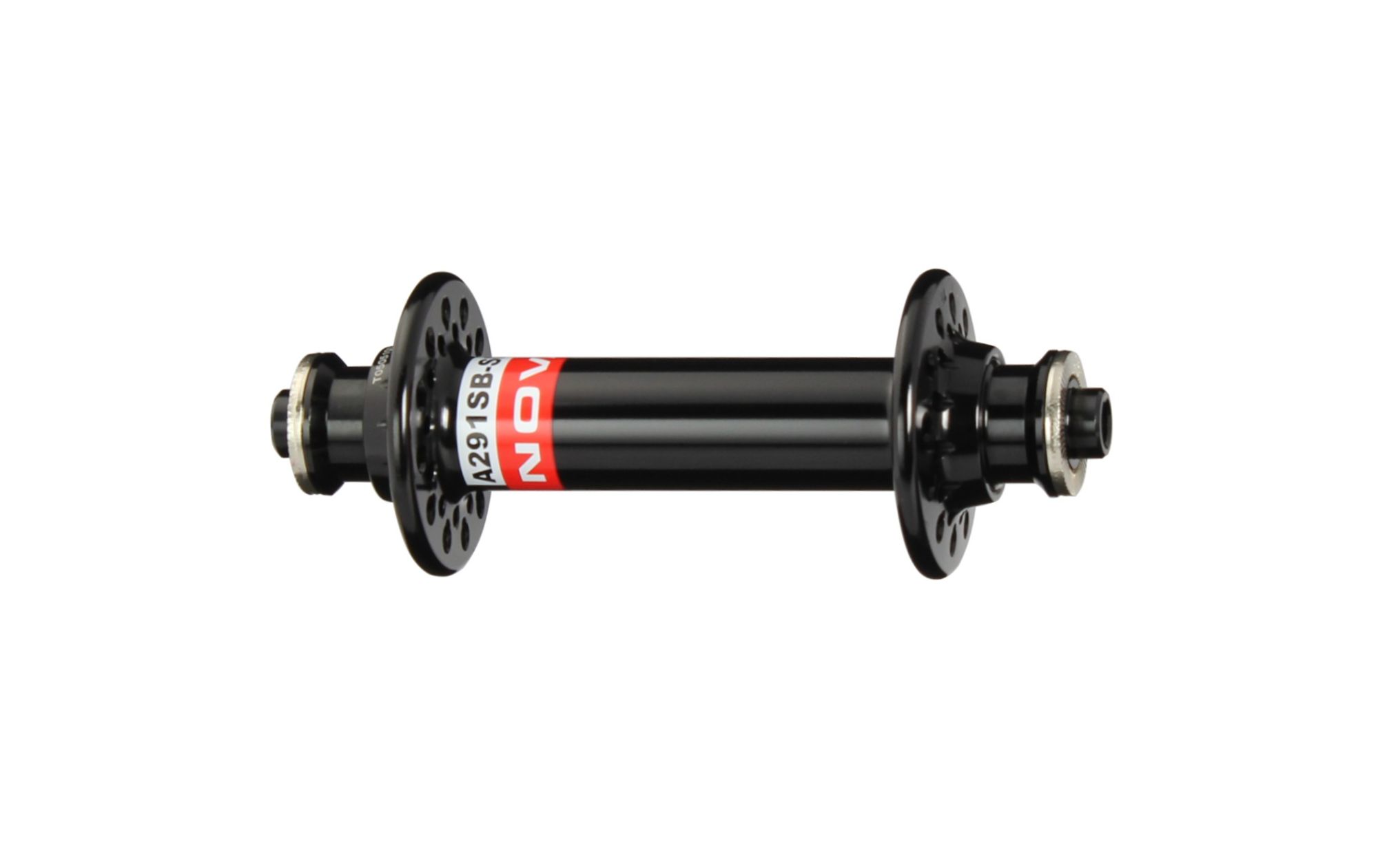 Front hub Novatec A291SB/A-SL, black, 20 holes