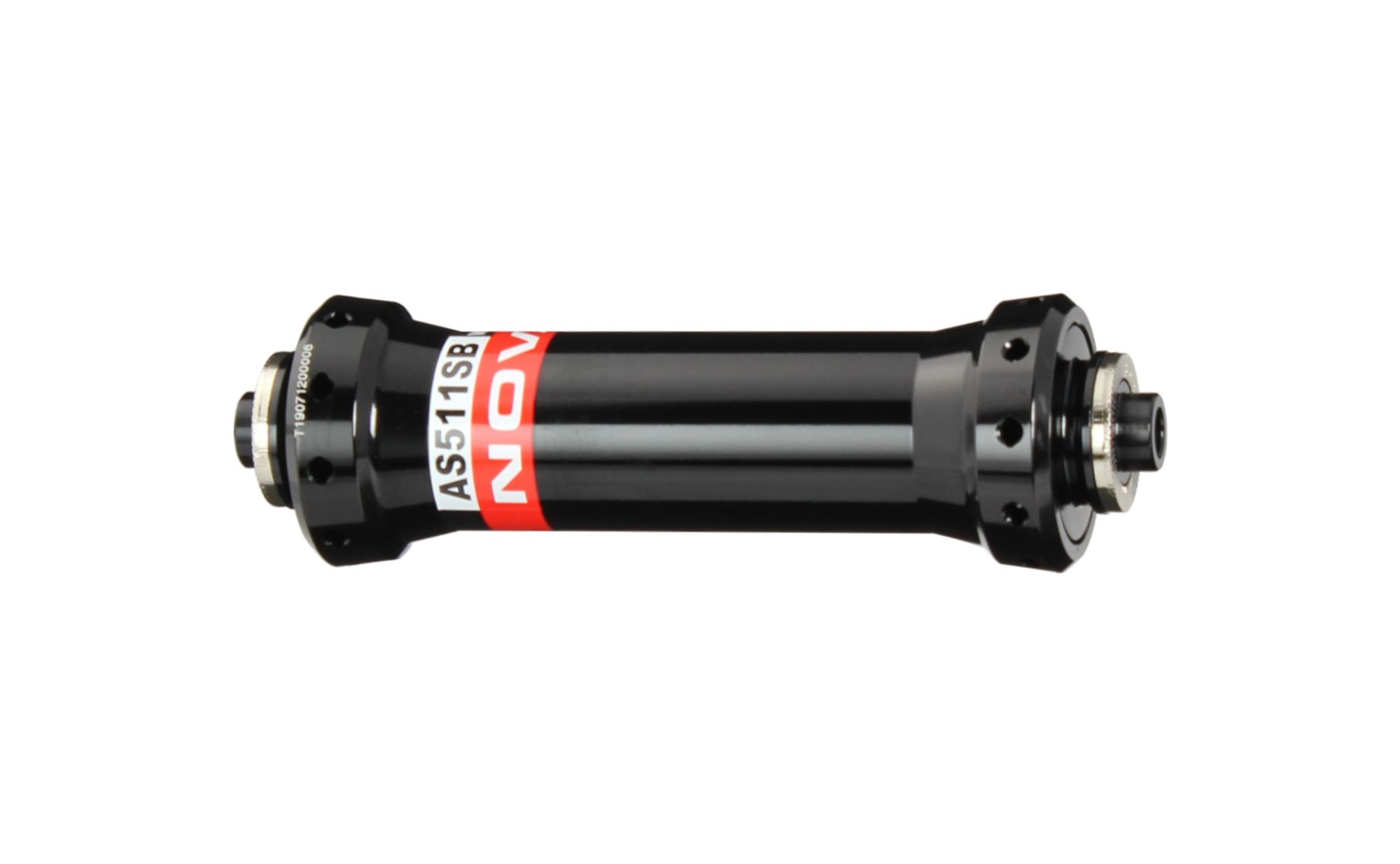 Front hub Novatec AS511SB, black, 20 holes