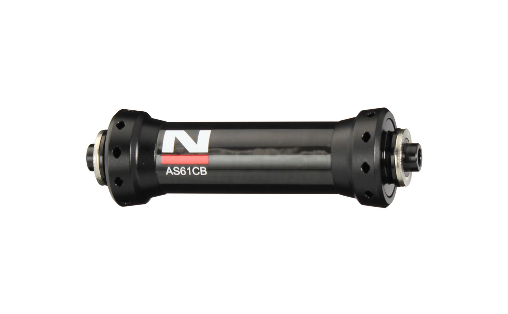 Front hub Novatec AS61CB, black, 20 holes