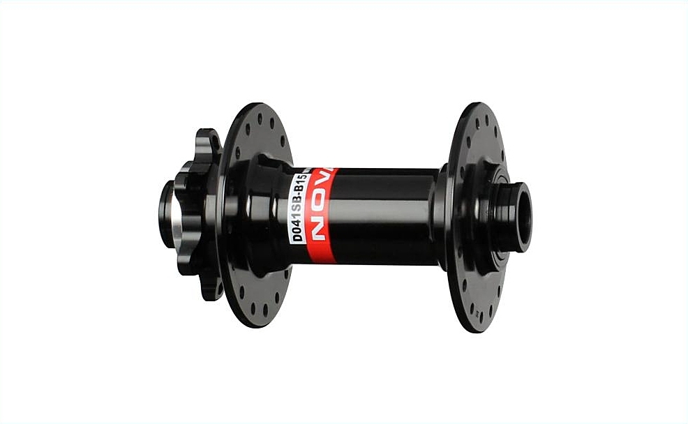 Front disc hub Novatec D041SB-B15, black, 32 holes