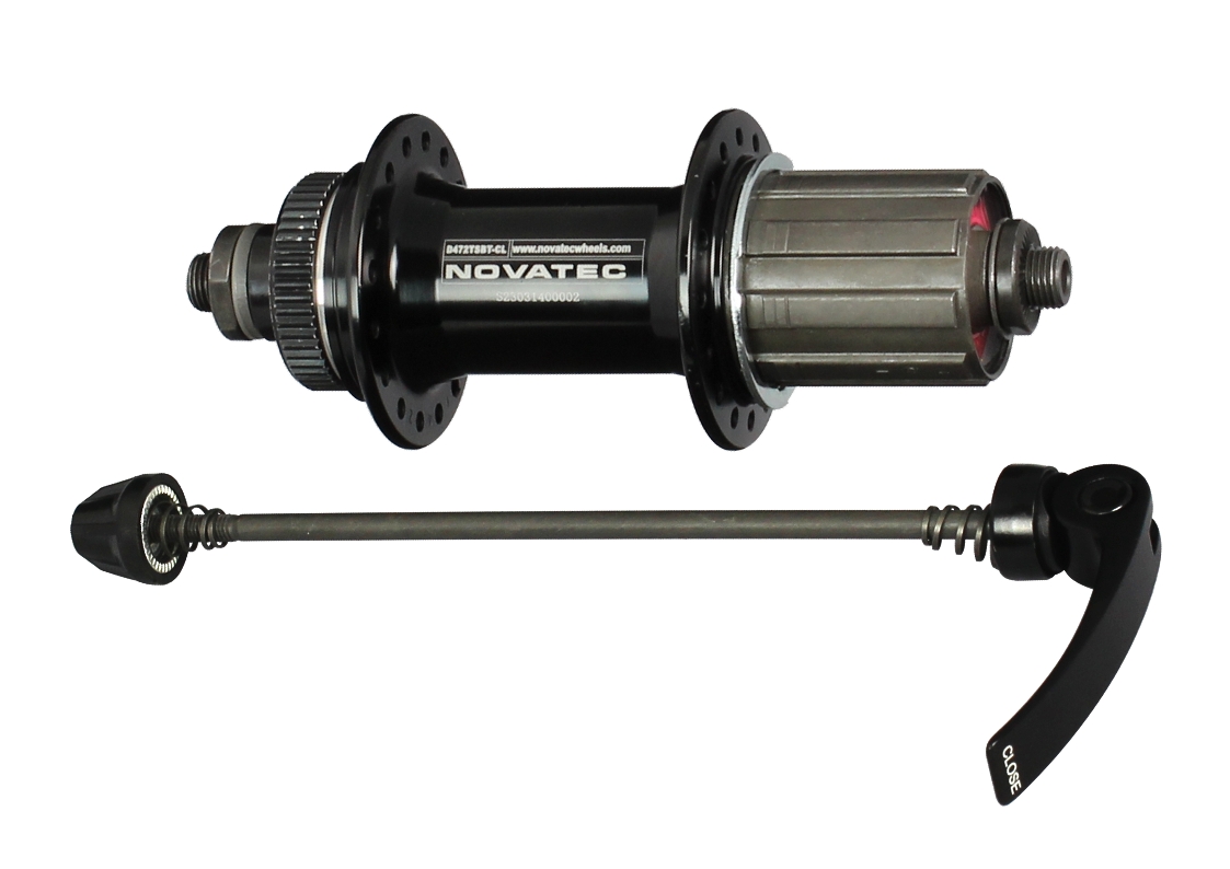 Rear disc hub Novatec D472TSBT-CL-11S black 36 holes