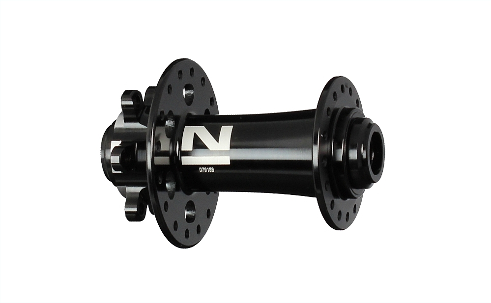 Front disc hub Novatec D791SB-15, black, 32 holes