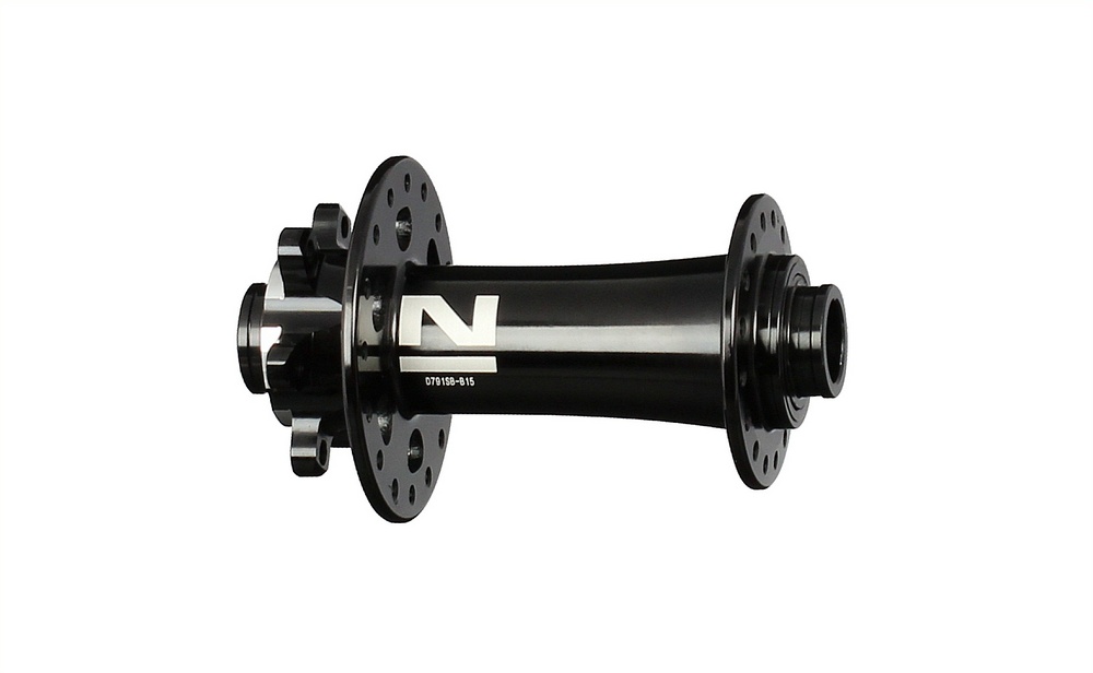 Front disc hub Novatec D791SB-B15, black, 36 holes