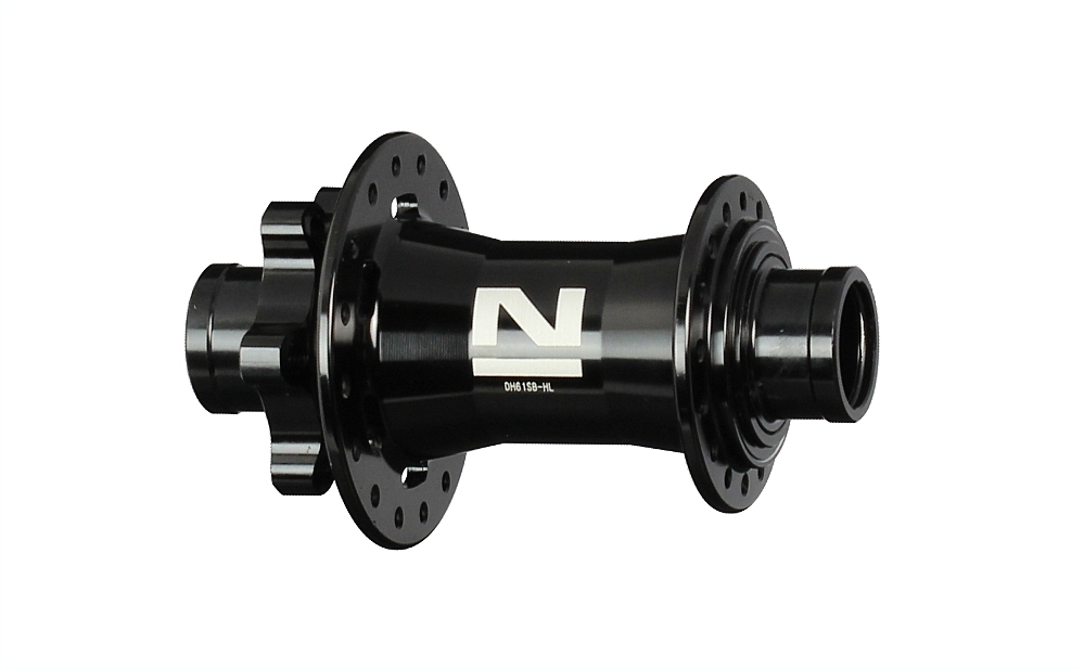 Front disc hub Novatec DH61SB-HL-20, black, 32 holes