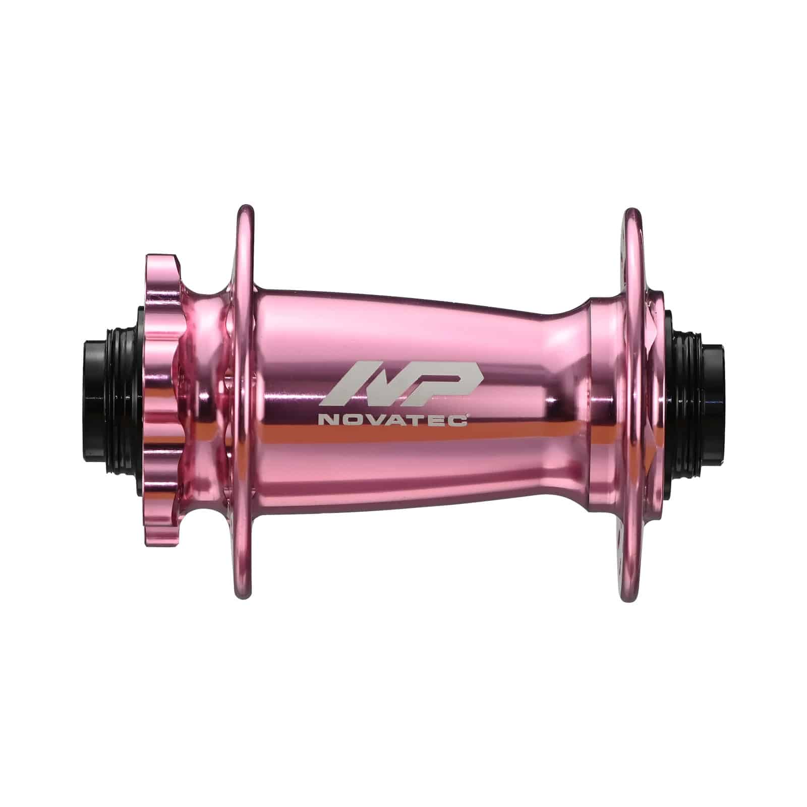 Front disc hub Novatec Premium XD601SB/A-B15, pink, 32 holes