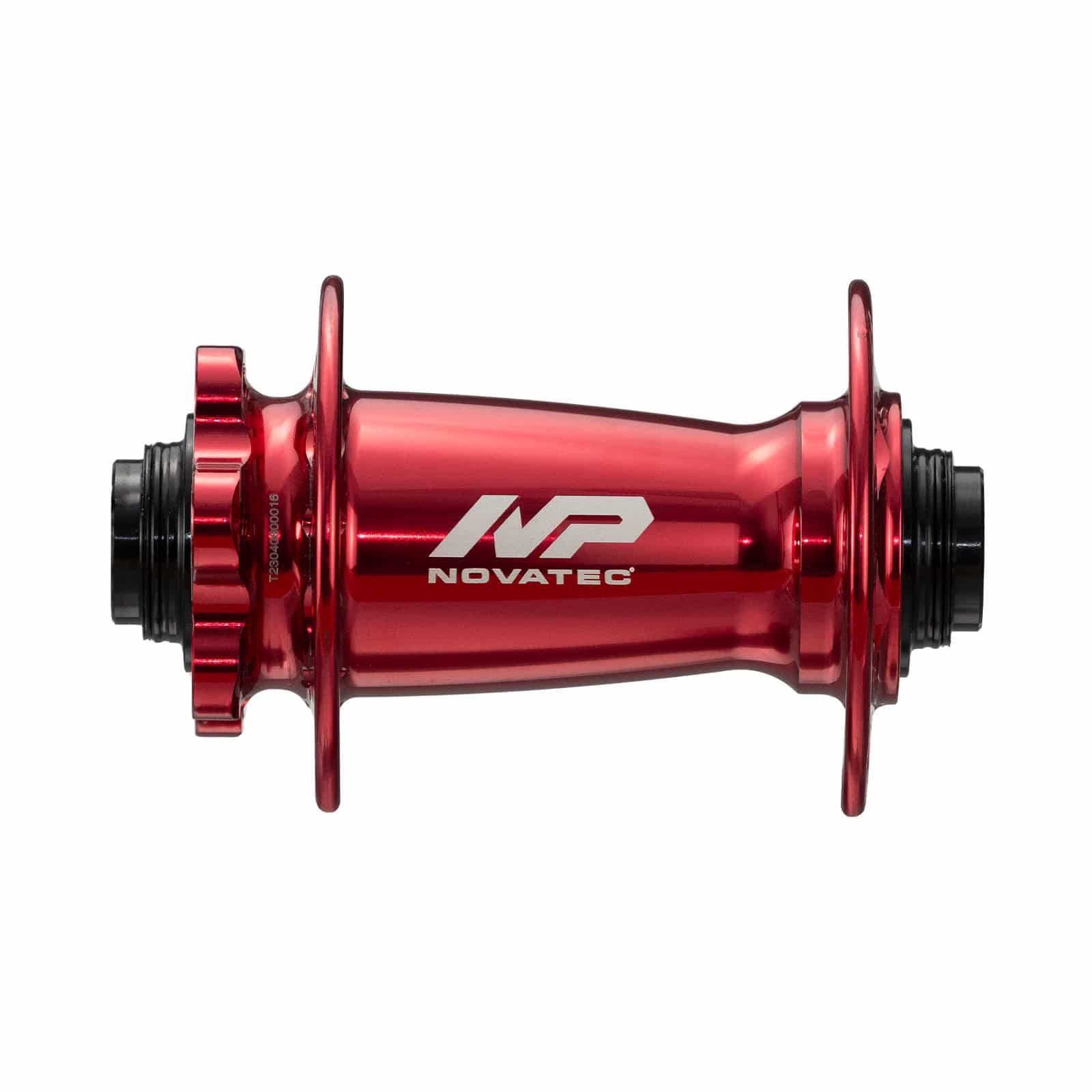 Front disc hub Novatec Premium XD601SB/A-B15, red, 32 holes