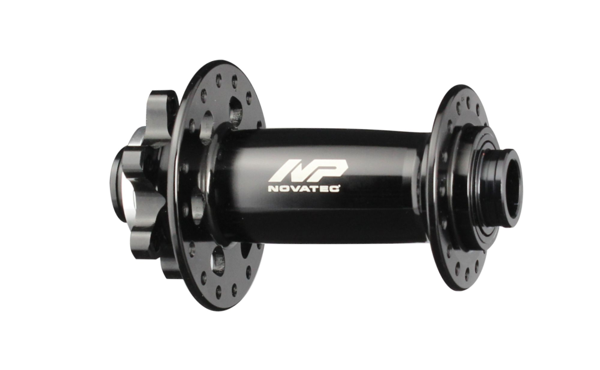 Front disc hub Novatec Premium D571SB-B15, black, 32 holes