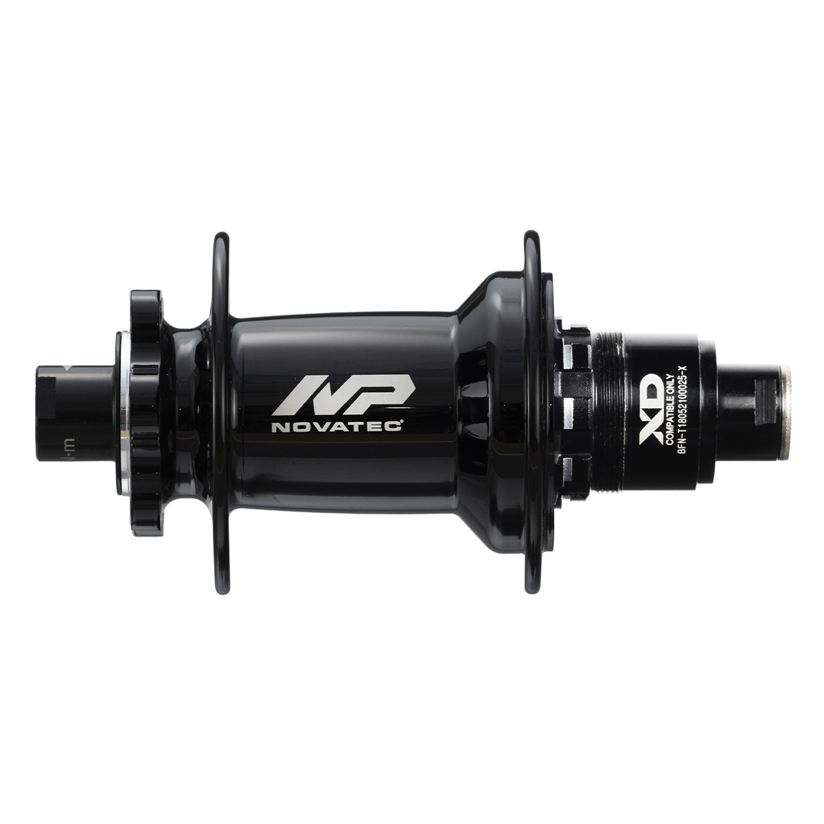 Rear disc hub Novatec Premium XD602SB/A-B12-XD, black, 32 holes