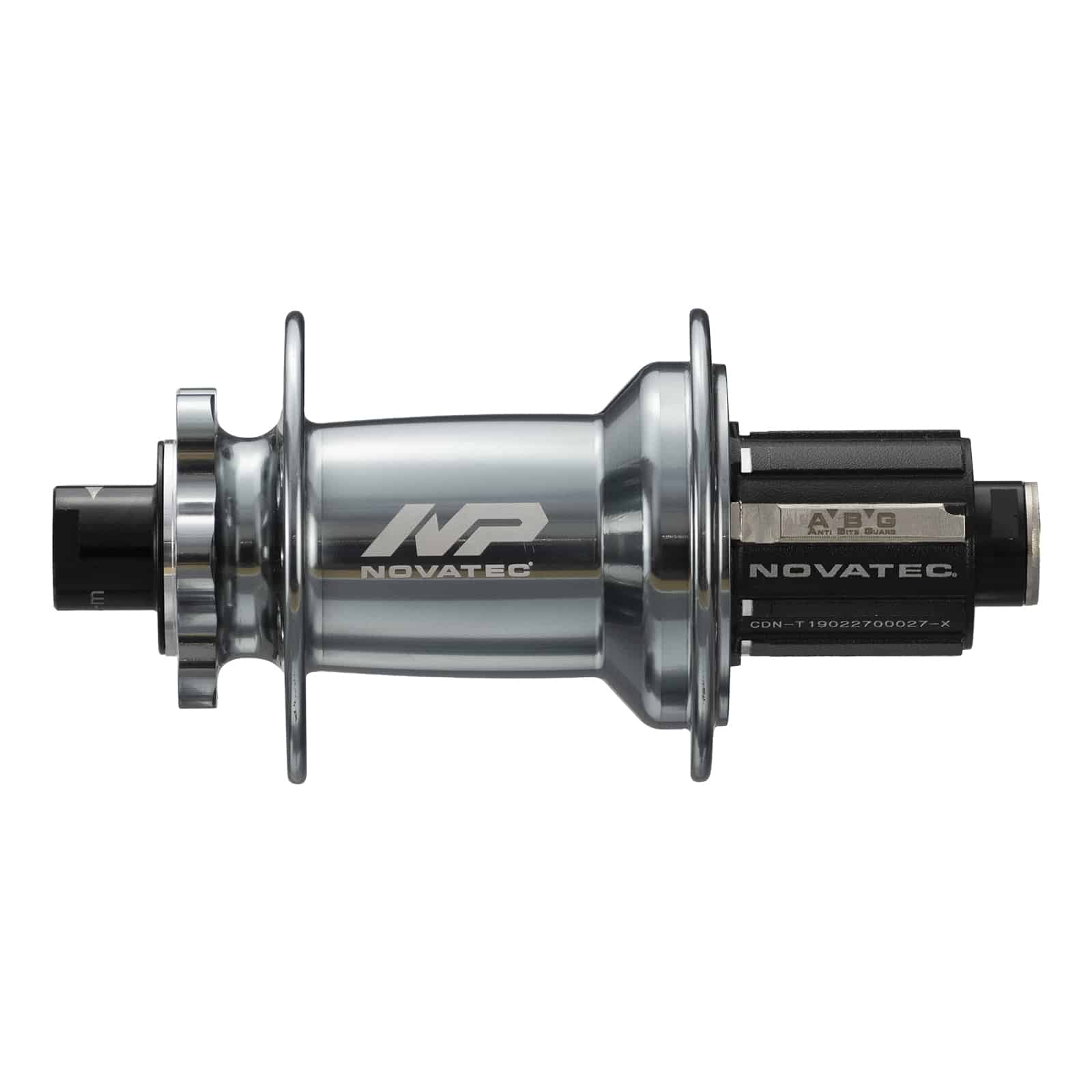 Rear disc hub Novatec Premium XD602SB/A-B12-ABG, grey, 32 holes