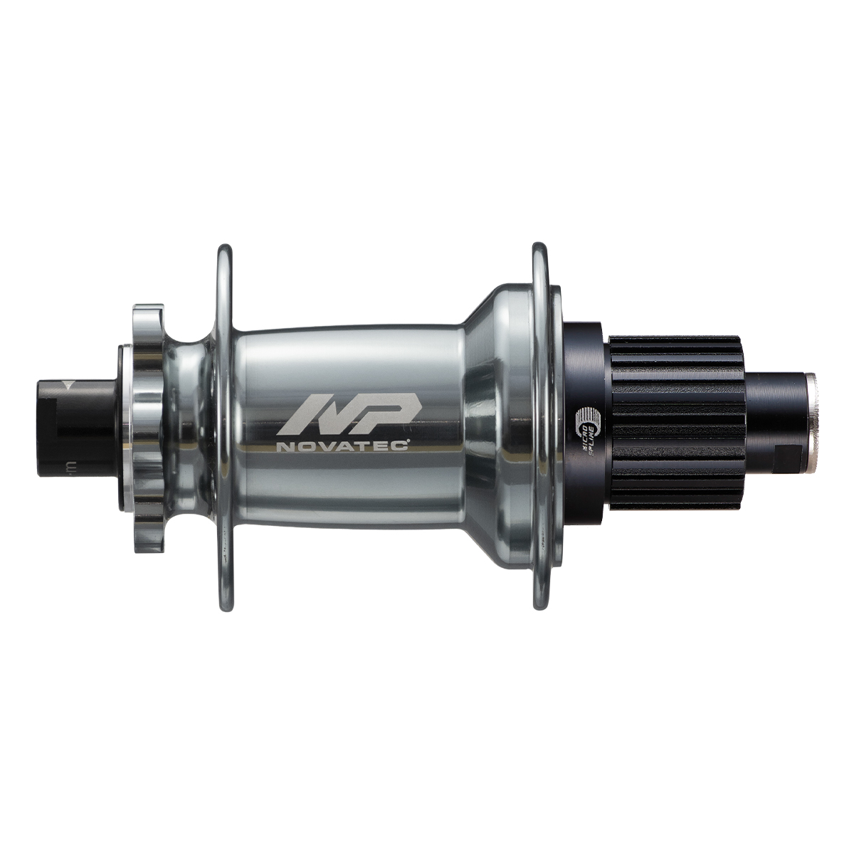 Rear disc hub Novatec Premium XD602SB/A-B12-MS, grey, 32 holes