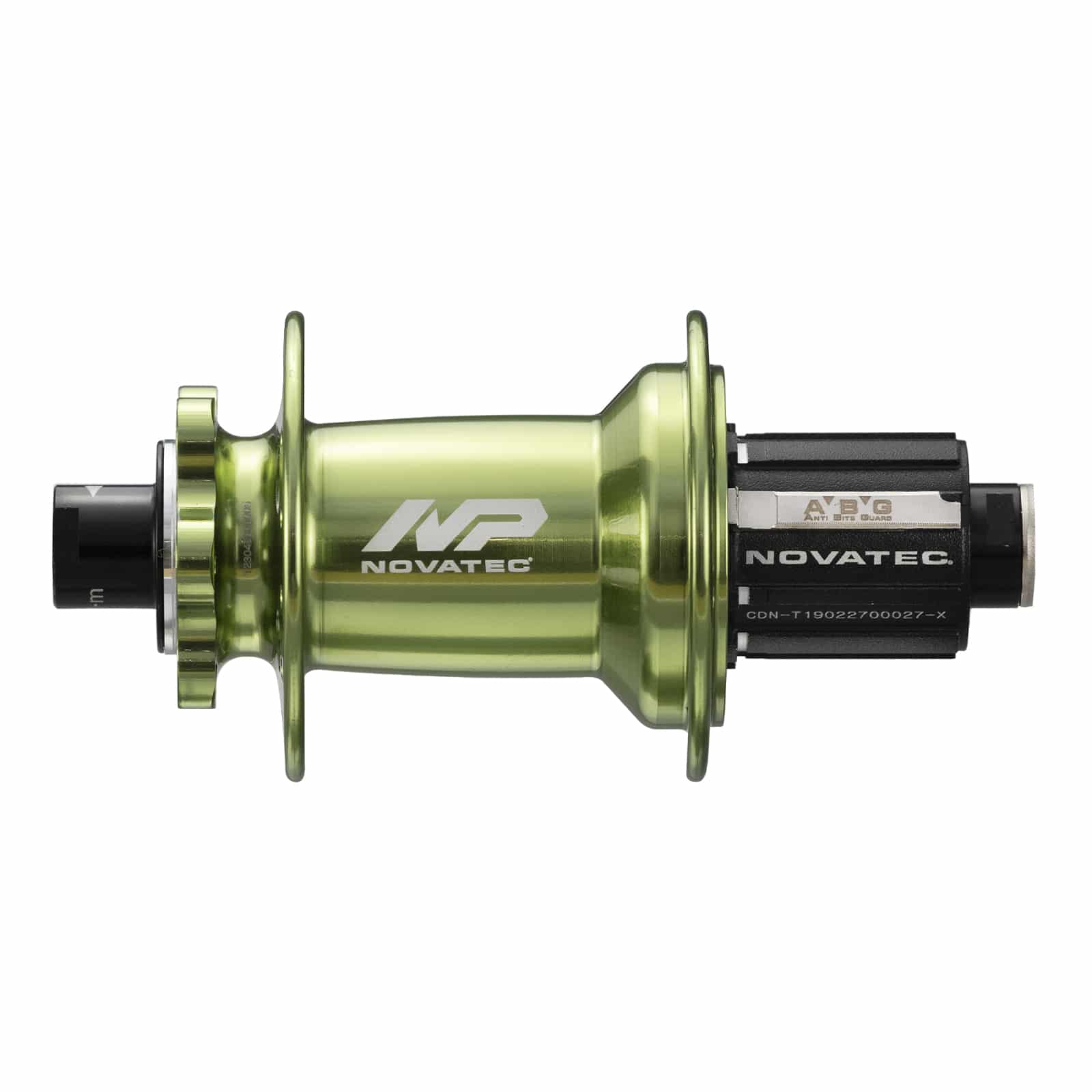 Rear disc hub Novatec Premium XD602SB/A-B12-ABG, green, 32 holes
