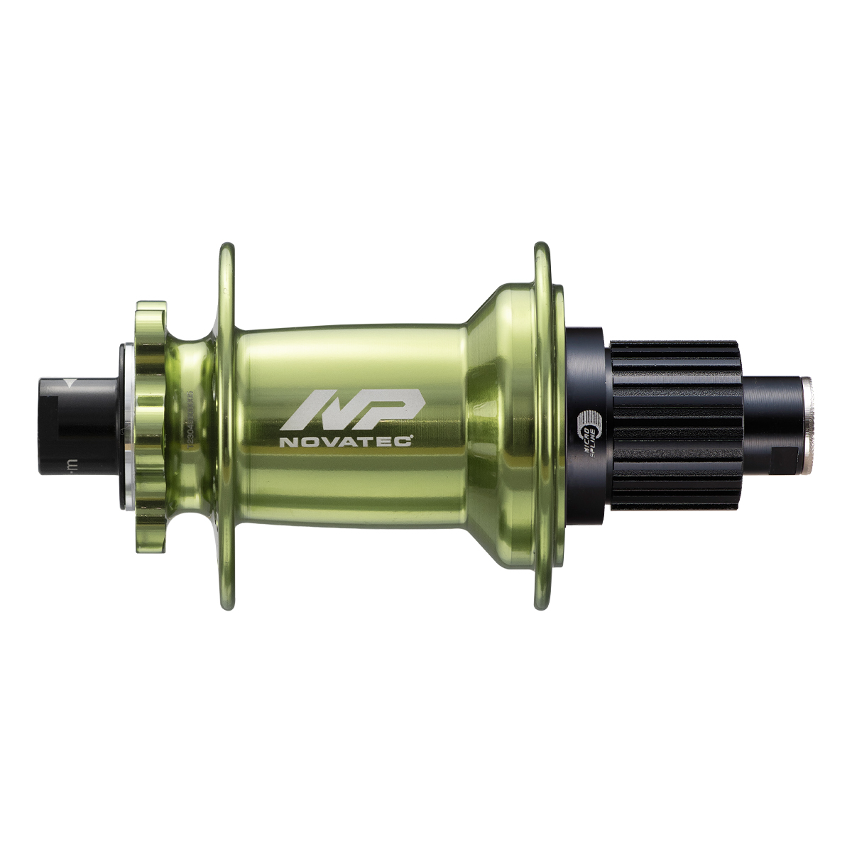 Rear disc hub Novatec Premium XD602SB/A-B12-MS, green, 32 holes