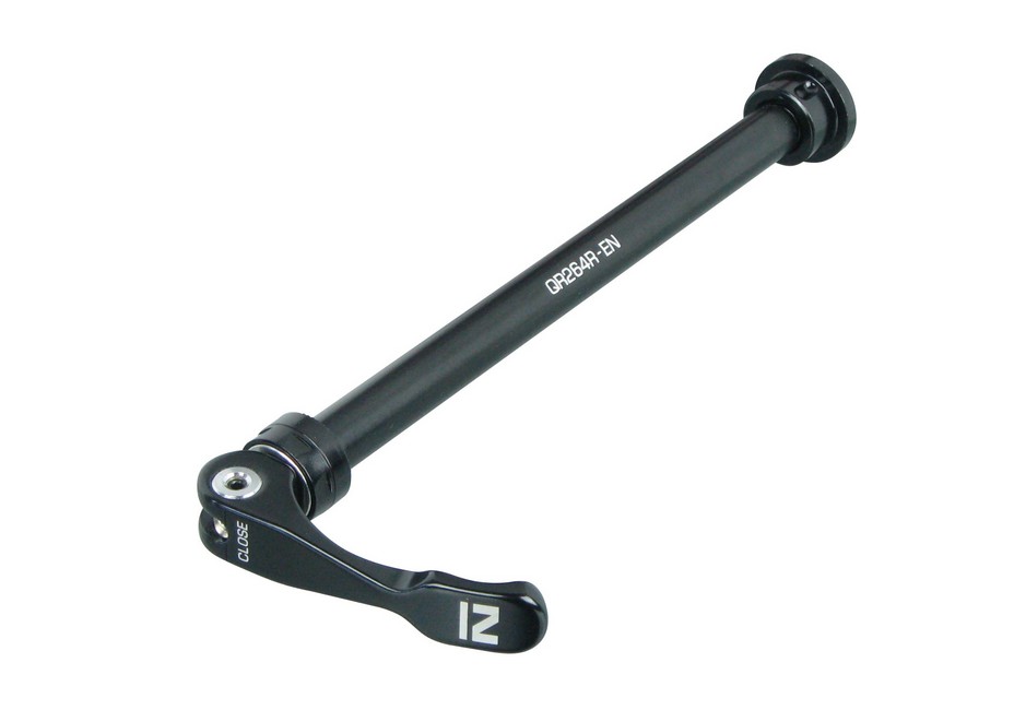 Quick release QR264R-EN-X12 Shim., alloy 12x142x172L (M12xP1.5×18), W/Nut, Novatec Logo