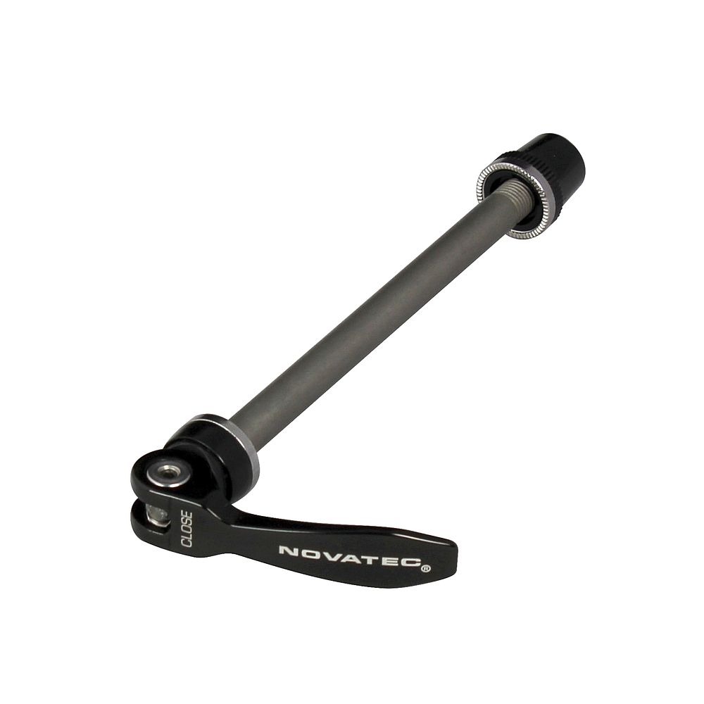 Quick release QR279F Black, shaft: CrMo 9-112-81g, Novatec Logo