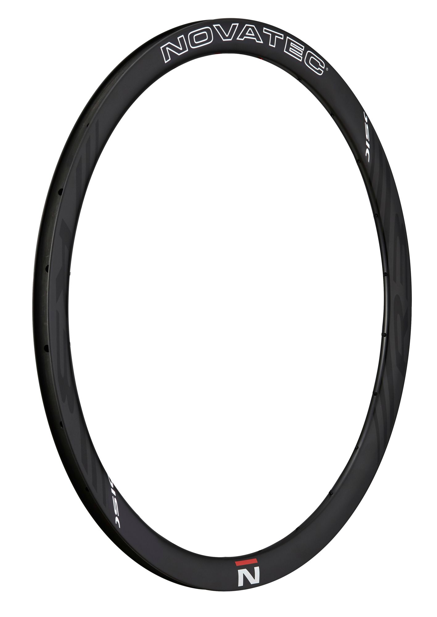 Rim, carbon, 700C, 24H L12R12, R3-Disc front, 38×18.3,  with logo N15, 30% Matt Black, OCR