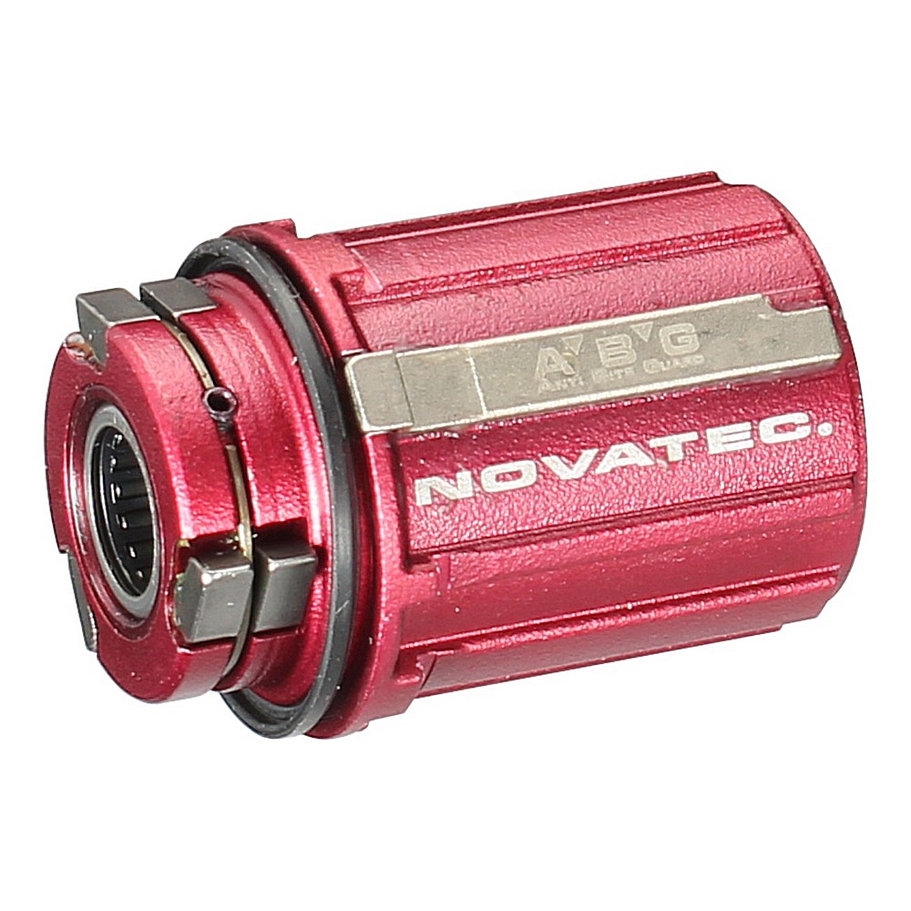 Freehub body E type, Shim.9 ABG, alloy red 3-pawls