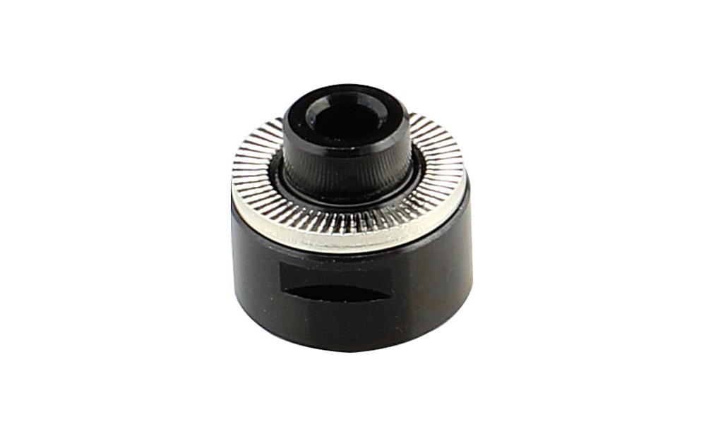Side cap REAR QR, AL-BLK, L-1pc type, for D942SB, Novatec 30 one pc in PE-bag