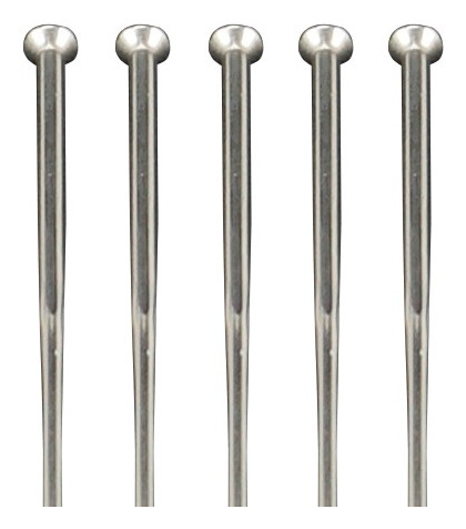 Spoke STRAIGHT, 279mm DB-2.0/1.5/2.0 14G SLV W/lockt. PDB1417 for Sprint