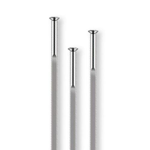 Spoke STRAIGHT, 267mm AERO-2.0/2.2-0.95/2.0 14G SLV W/lockt. PBA1422 for R3