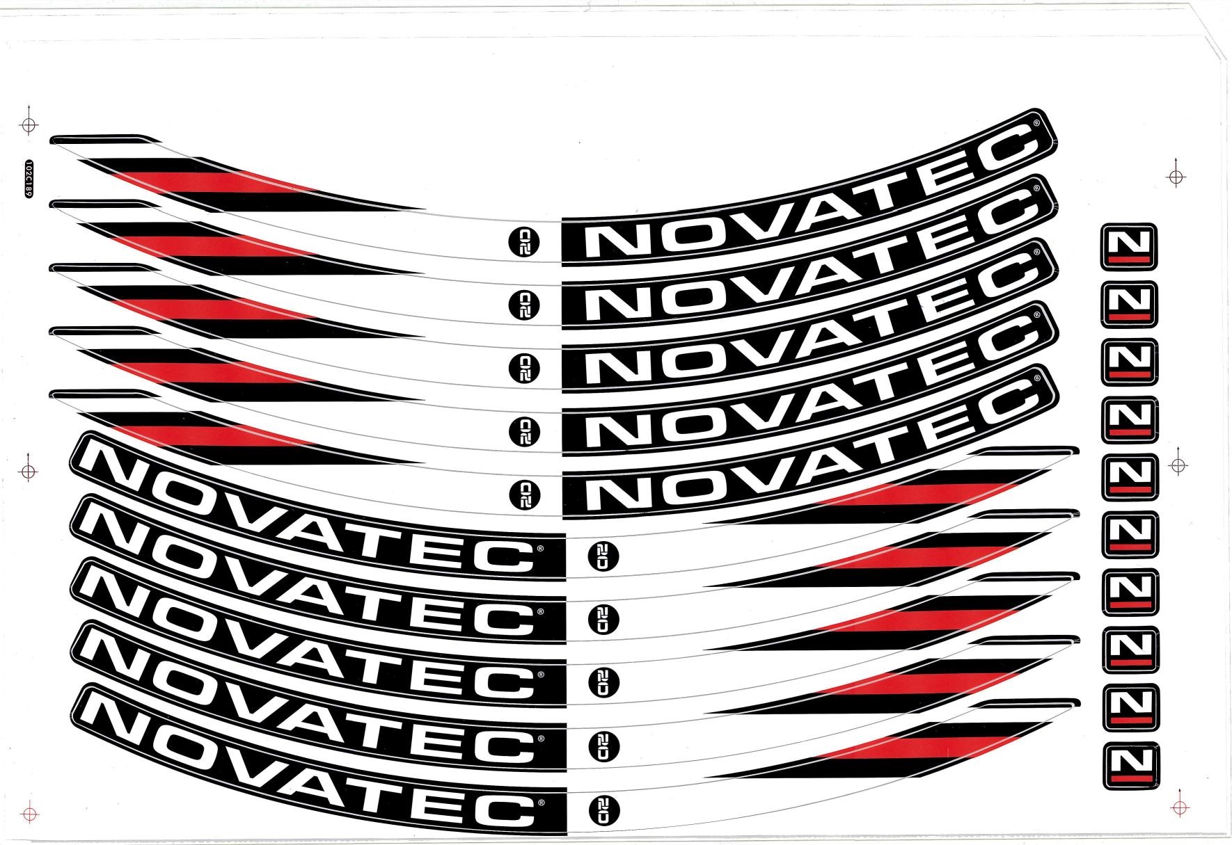 Sticker for loose rim, MZA20C-275xW20, w/matt transp. film (Flowtrail 275)