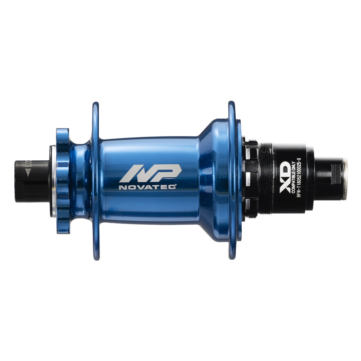 Rear disc hub Novatec Premium XD602SB/A-B12-XD, blue, 32 holes