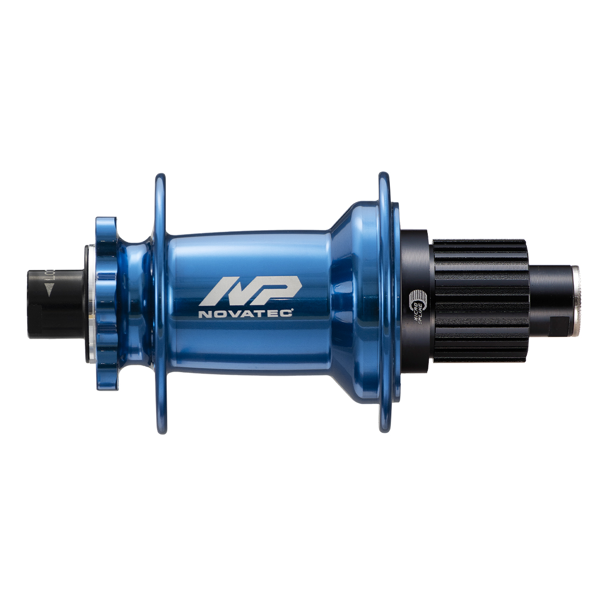 Rear disc hub Novatec Premium XD602SB/A-B12-MS, blue, 32 holes
