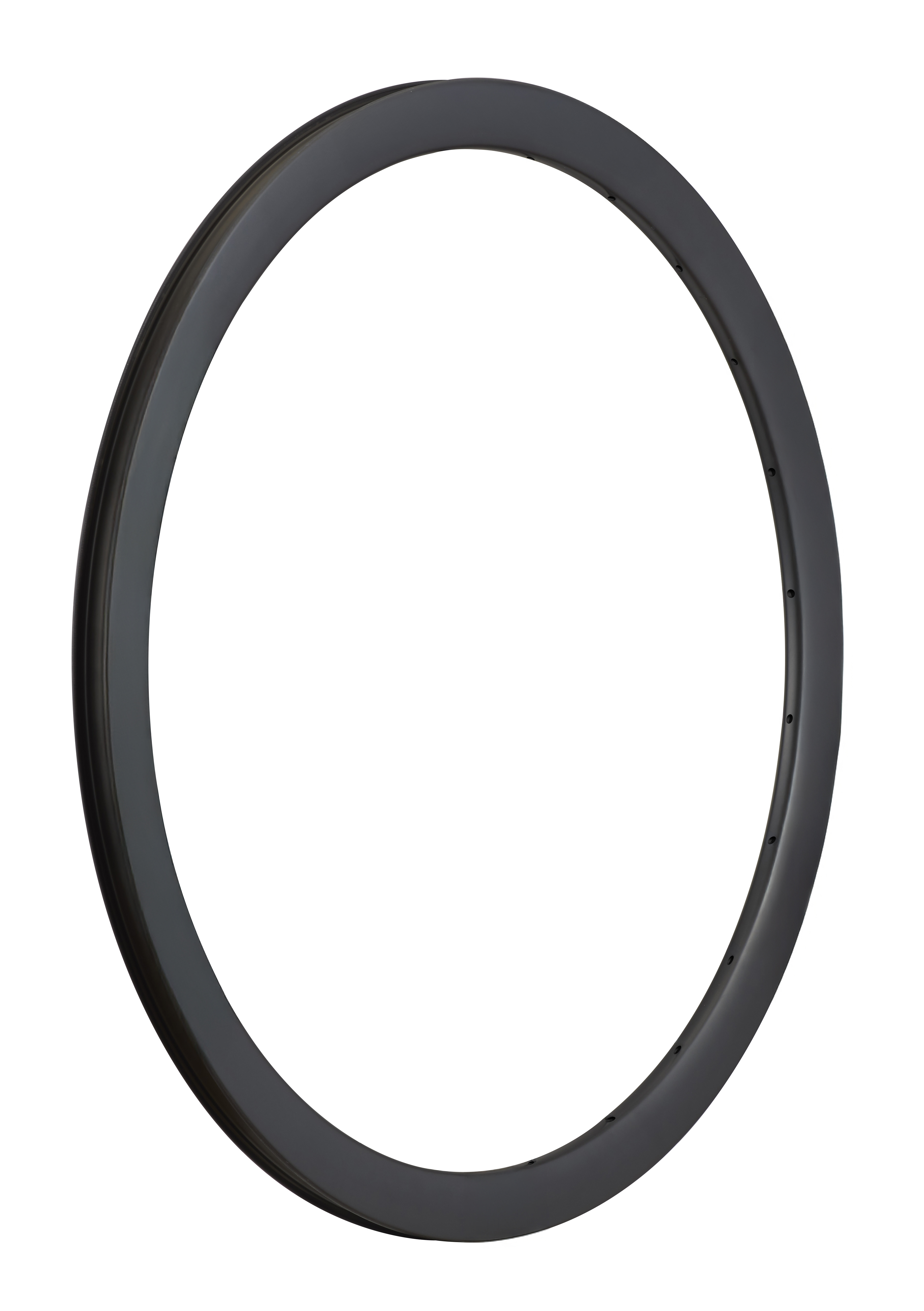 Rim, carbon, 700C, 24H L12R12, R3-Disc rear, 38×18.3, without logo, 30% Matt Black, OCR